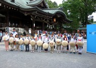 筑波山神社にて、元気いっぱい記念撮影！